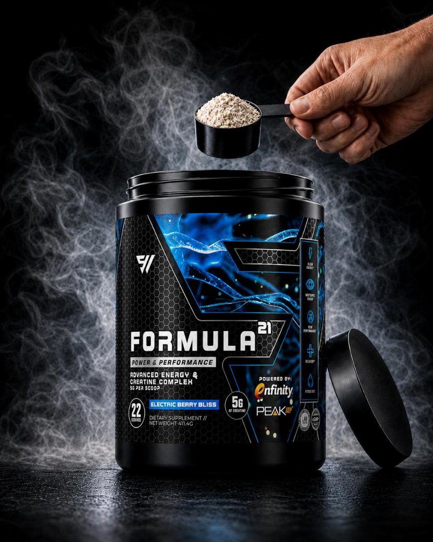 One scoop of Formula 21 replaces your entire stack